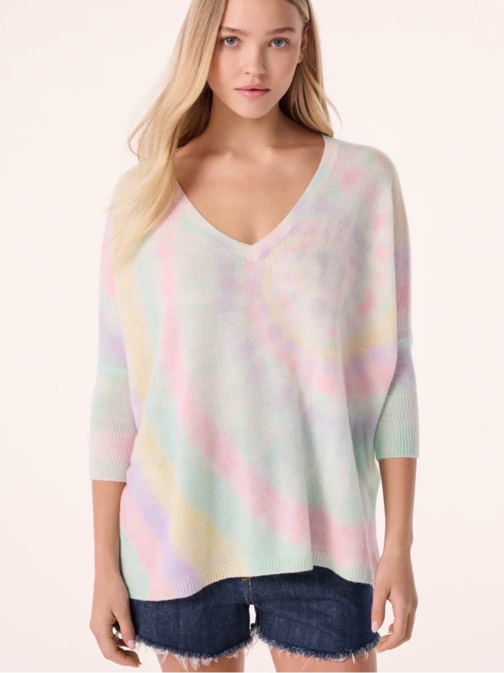 Kujtan Minnie Sunny Sweater: Ombre Green